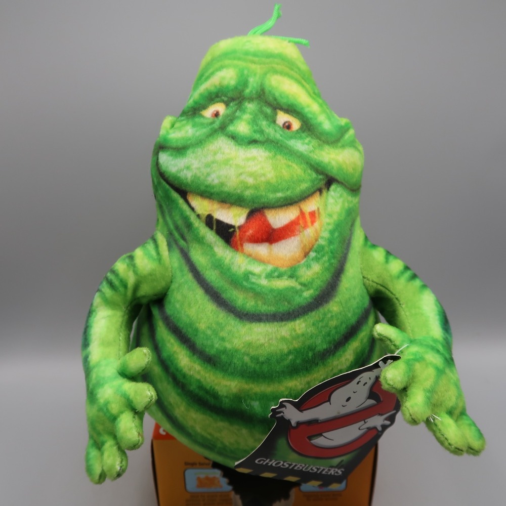 Ghostbusters Movie Green Smily Slimer Plush Stuffed Animal Doll 10" Toy Factory